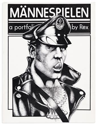 REX (1943-2024) One Issue of Männespielen and Icons a series of prints.